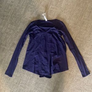 Lululemon purple long sleeve shirt